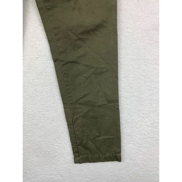 Banana Republic Women's Size 0 Olive Green Chino Pants 100% Cotton NWT - Picture 4 of 12